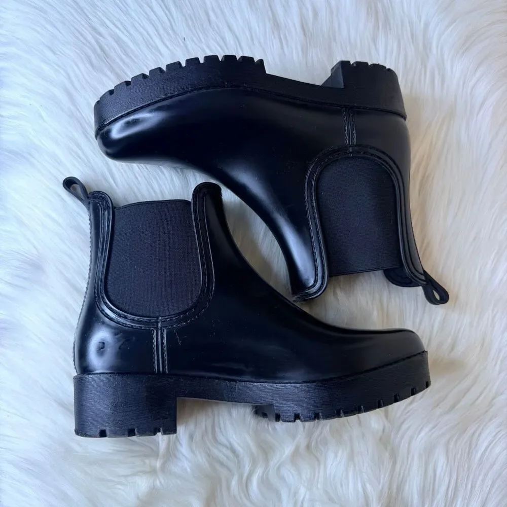 Jeffrey Campbell Cloudy Rain Boot Size 8